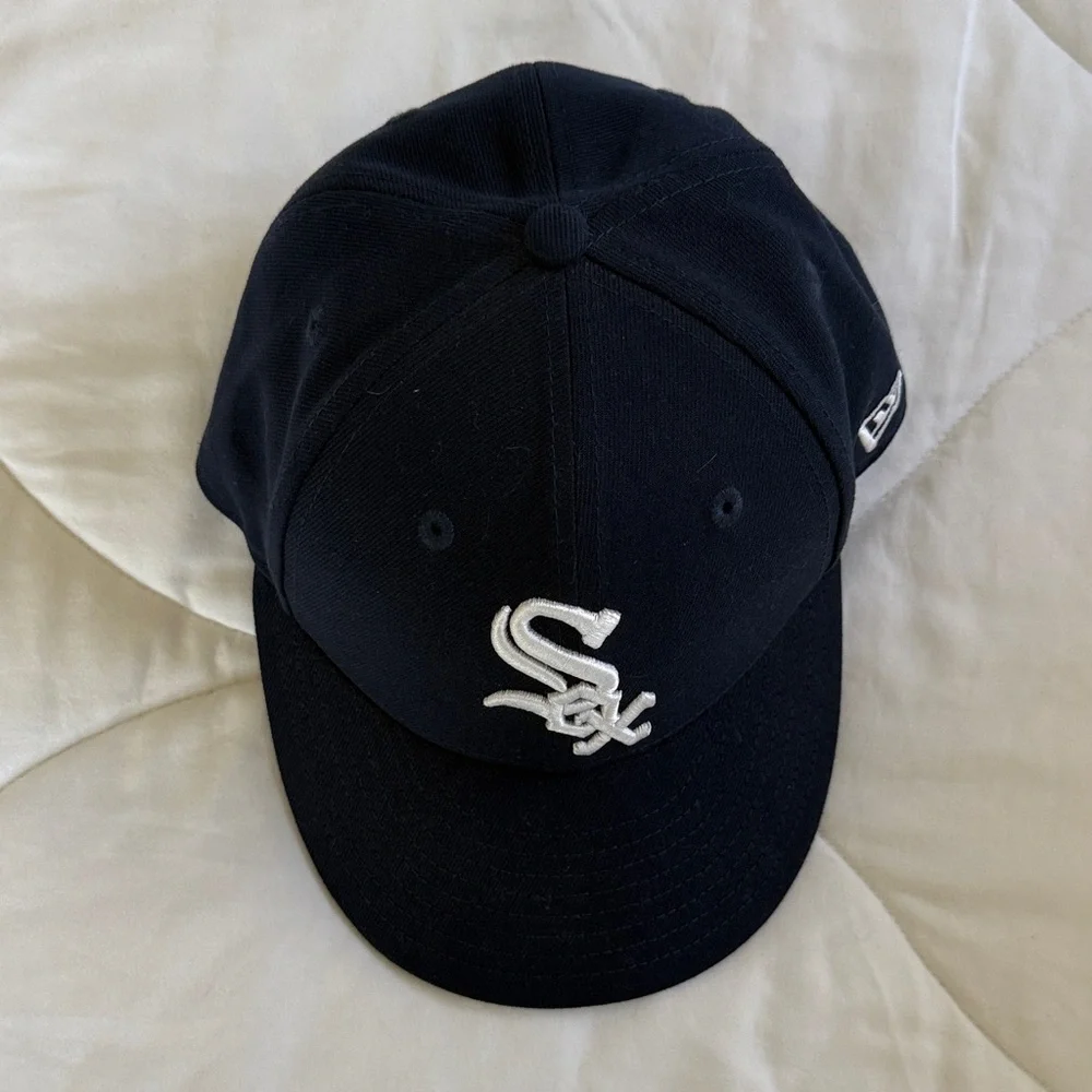 New Era Navy Fitted White Sox Cap - Picture 7 of 9